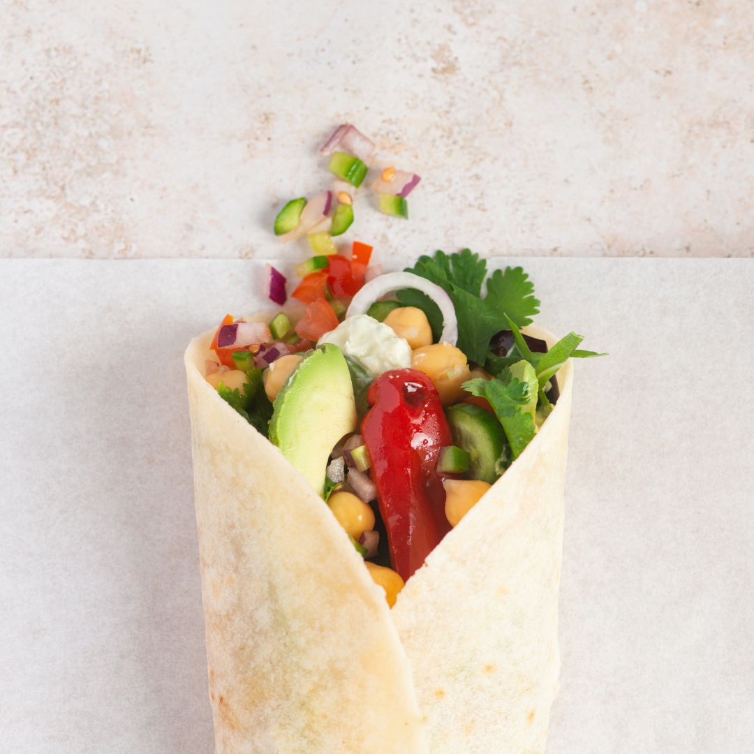 Tomato Basil Almond Flour Vegan Tortilla Wraps