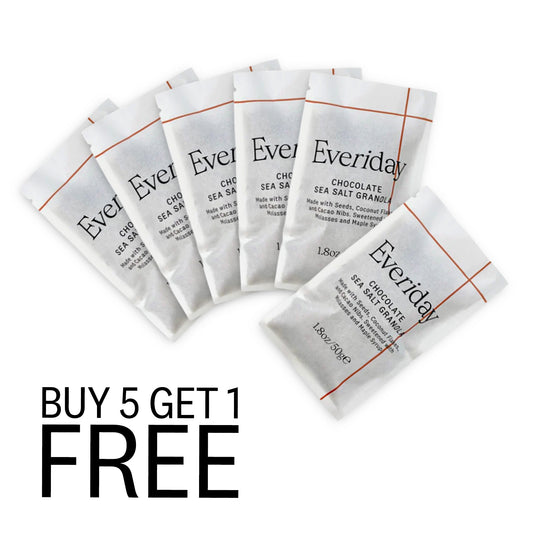 Chocolate Sea Salt Granola Snack Pack | 50Gx6
