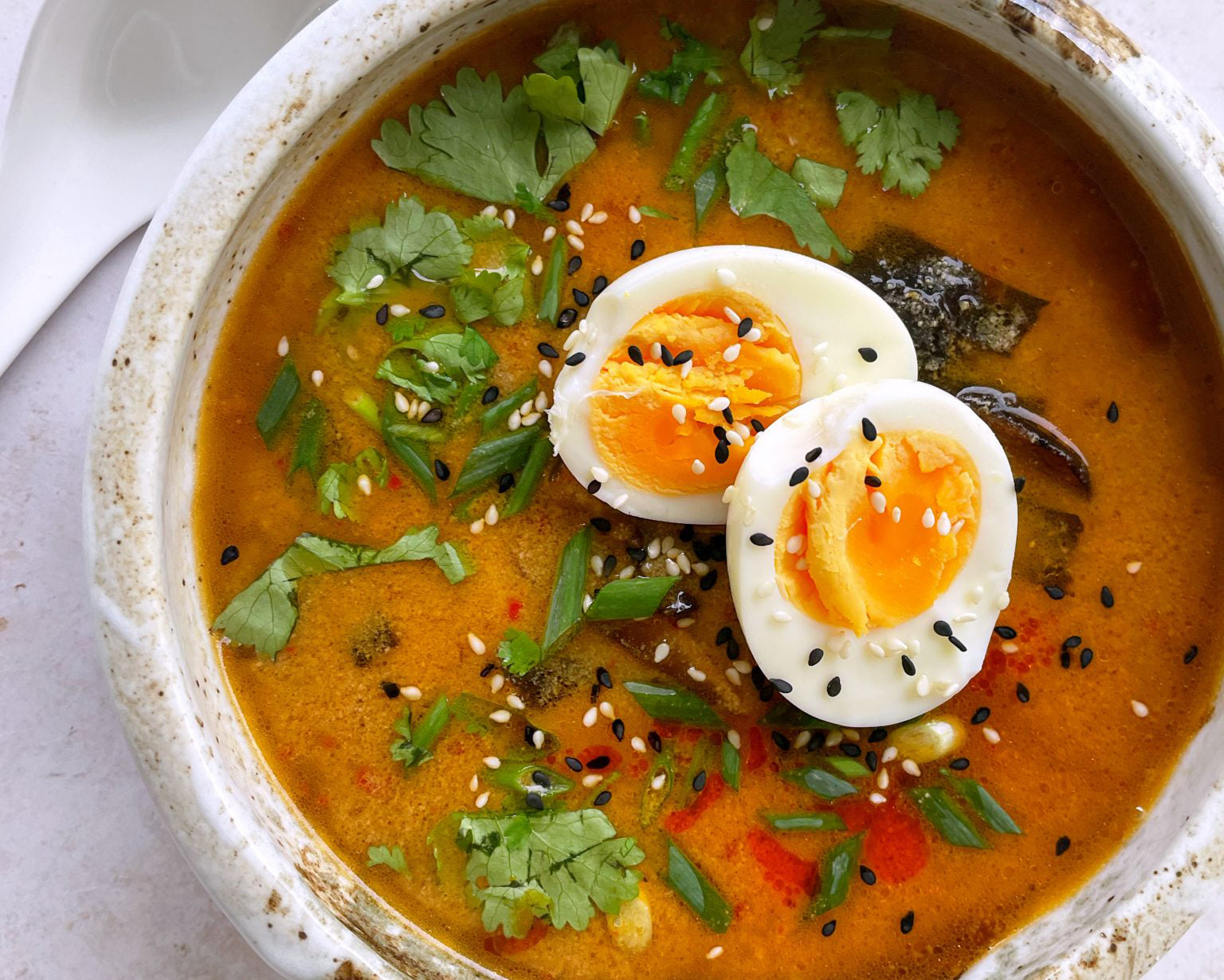 Creamy Sesame Miso Soup