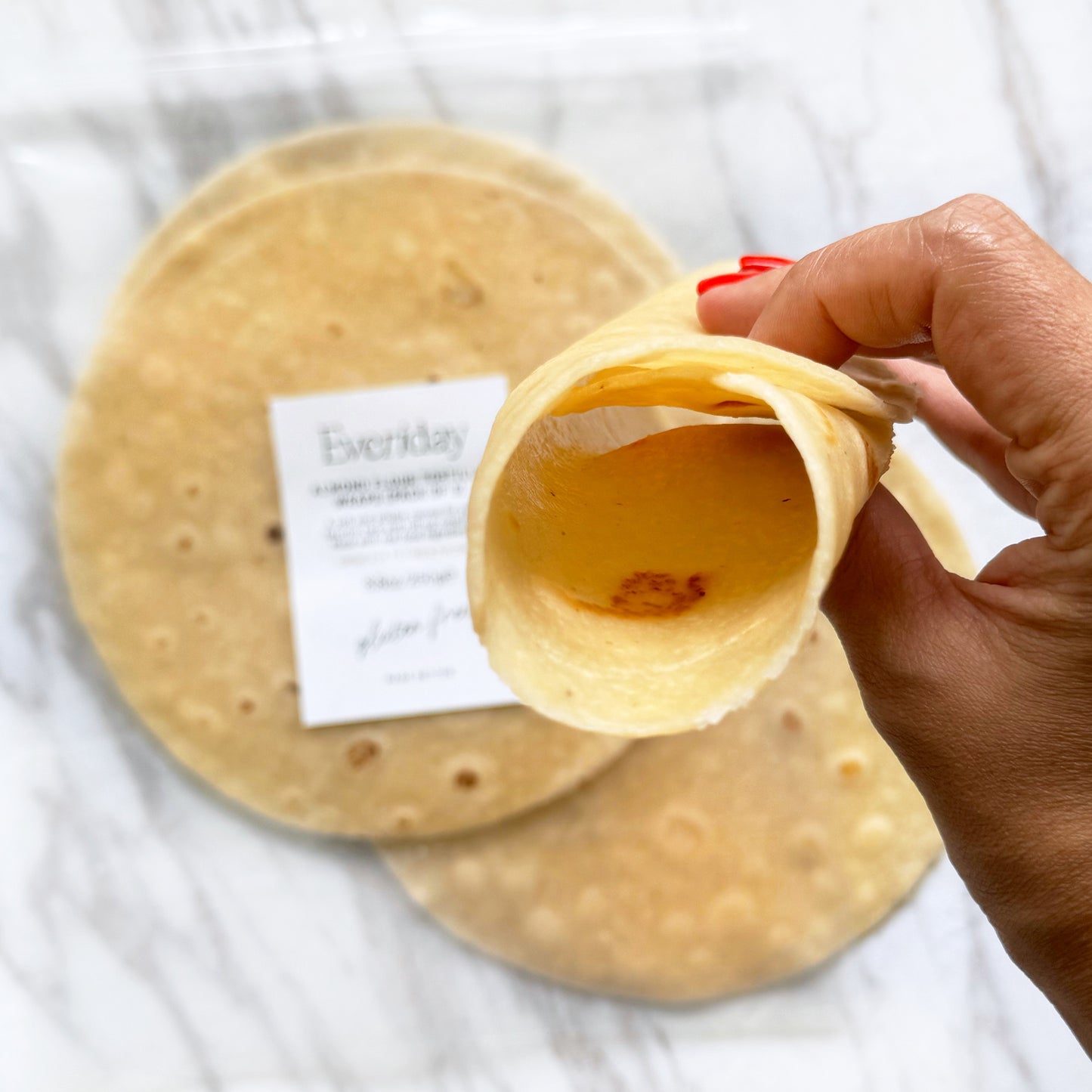 Tomato Basil Almond Flour Vegan Tortilla Wraps