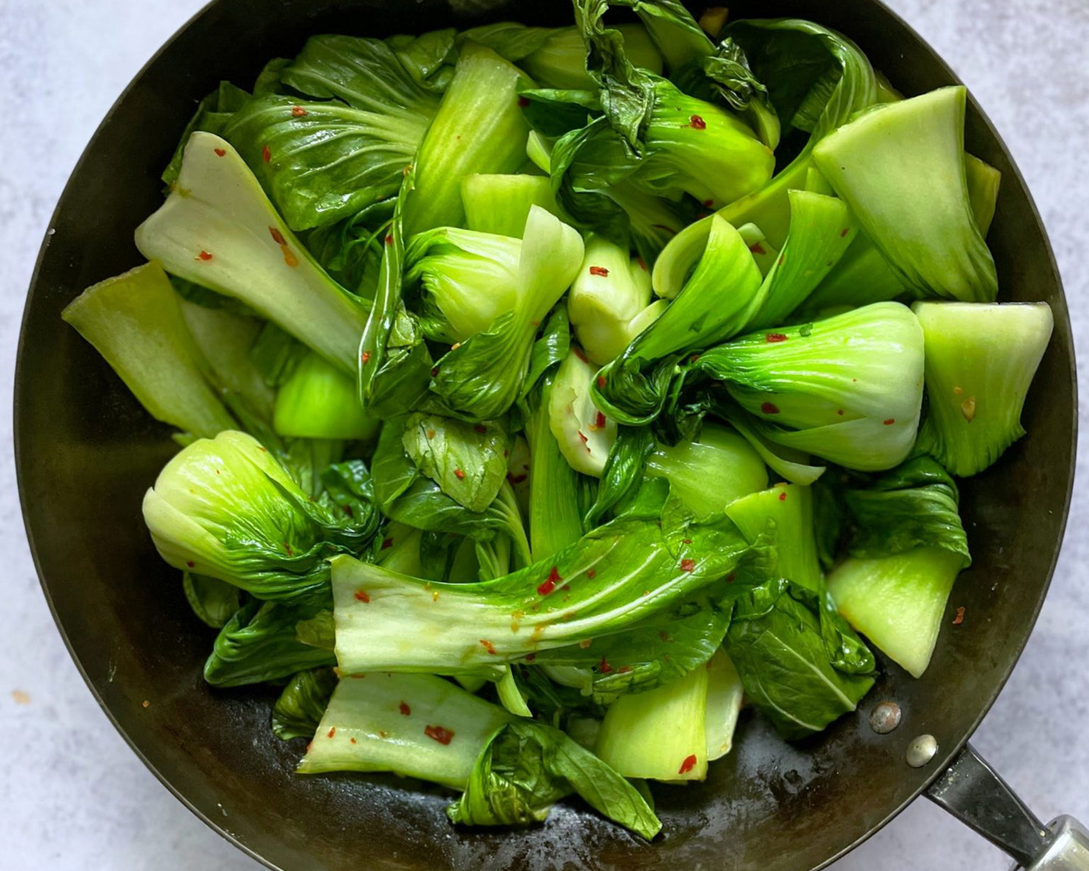Garlic Chili Bok Choy