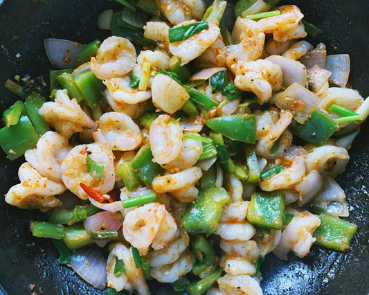 Garlic Chili Prawns