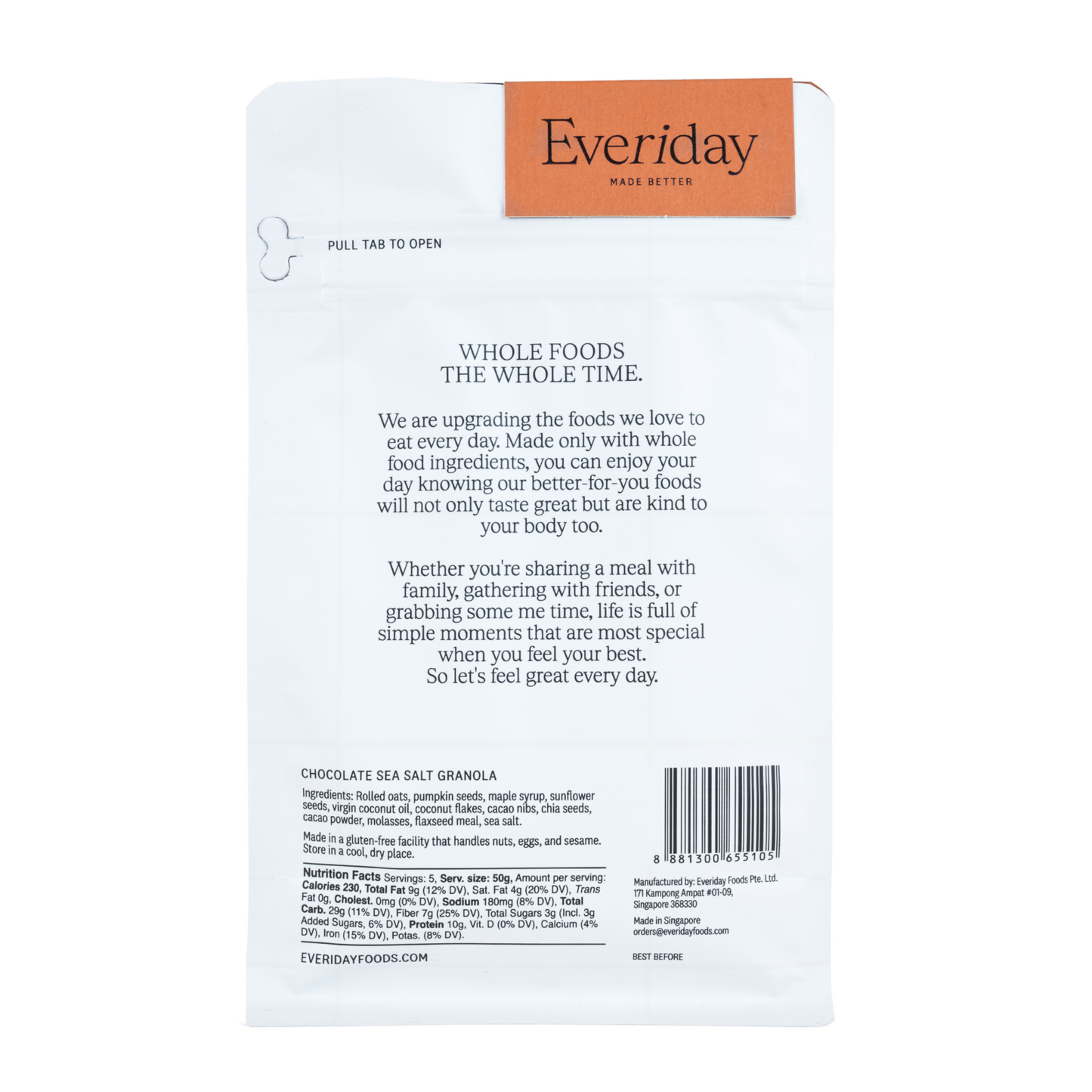 Chocolate Sea Salt Granola | 250G