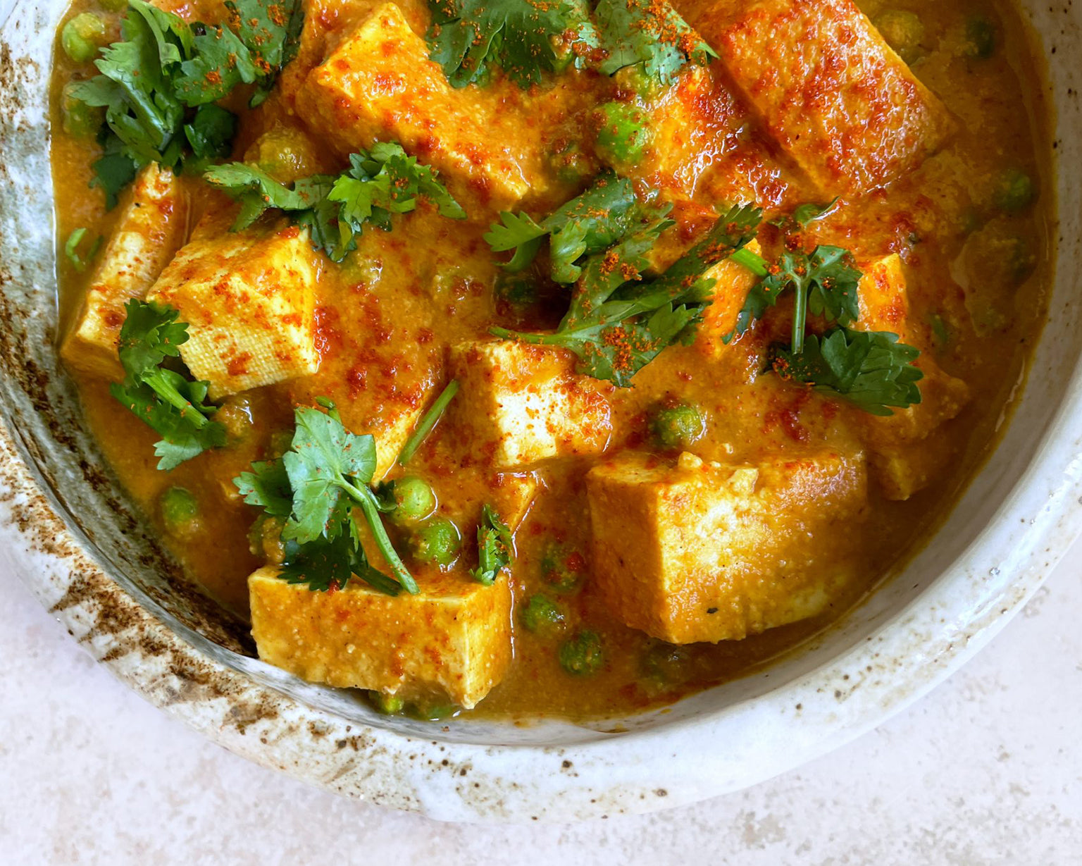 Plant-based Matar “Paneer” (Tofu)
