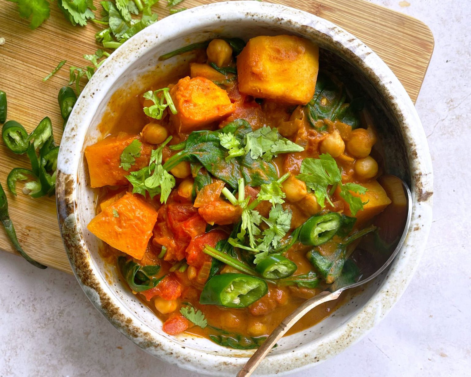Pumpkin & Chickpea Curry