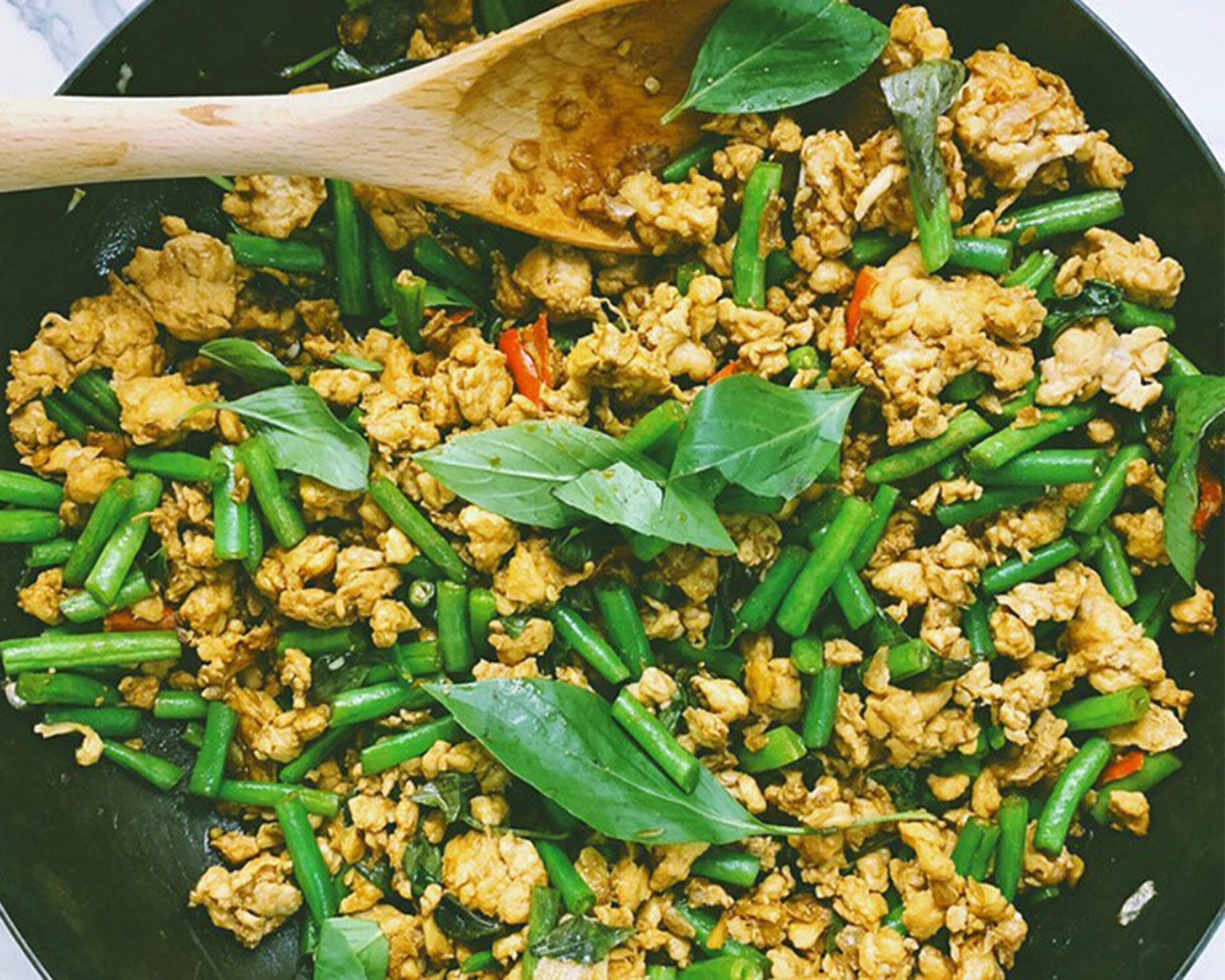 Thai inspired Basil Chicken