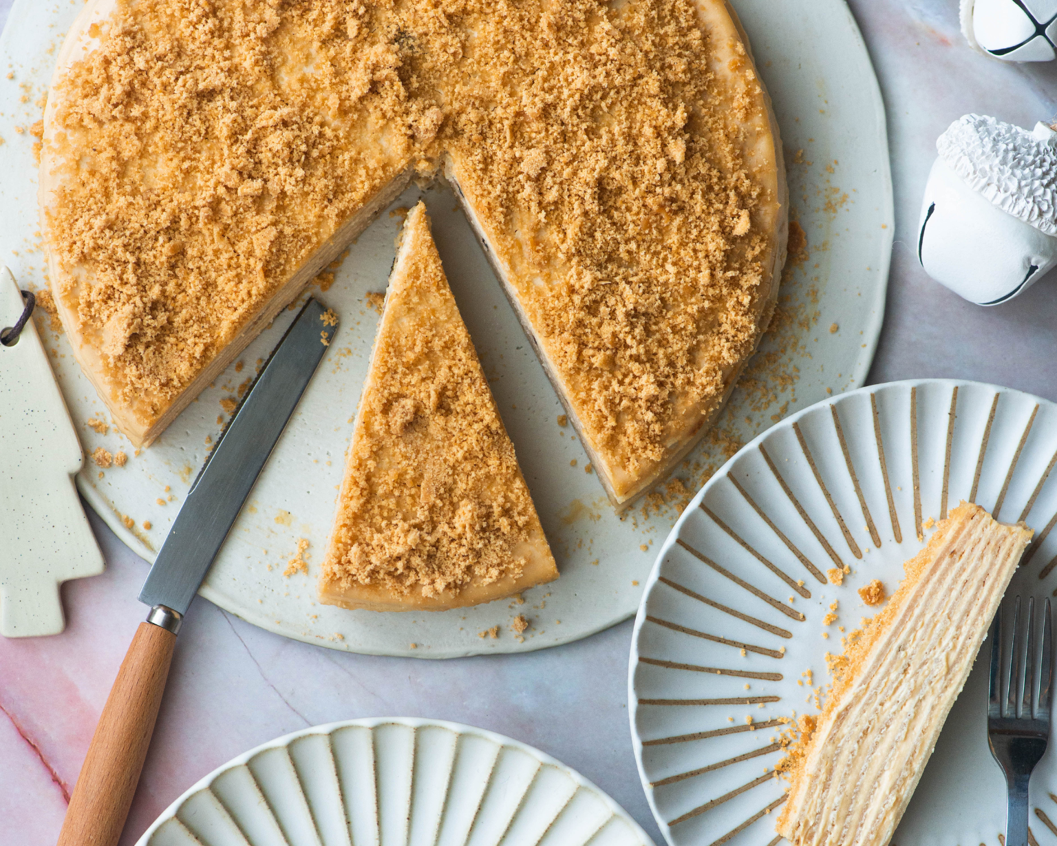 Honey and Caramel Tortilla Cake