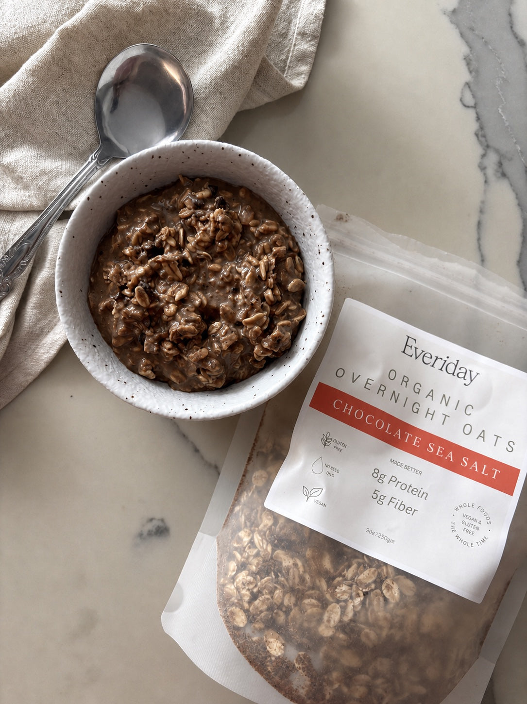 Organic Overnight Oats Chocolate Sea Salt | 250g