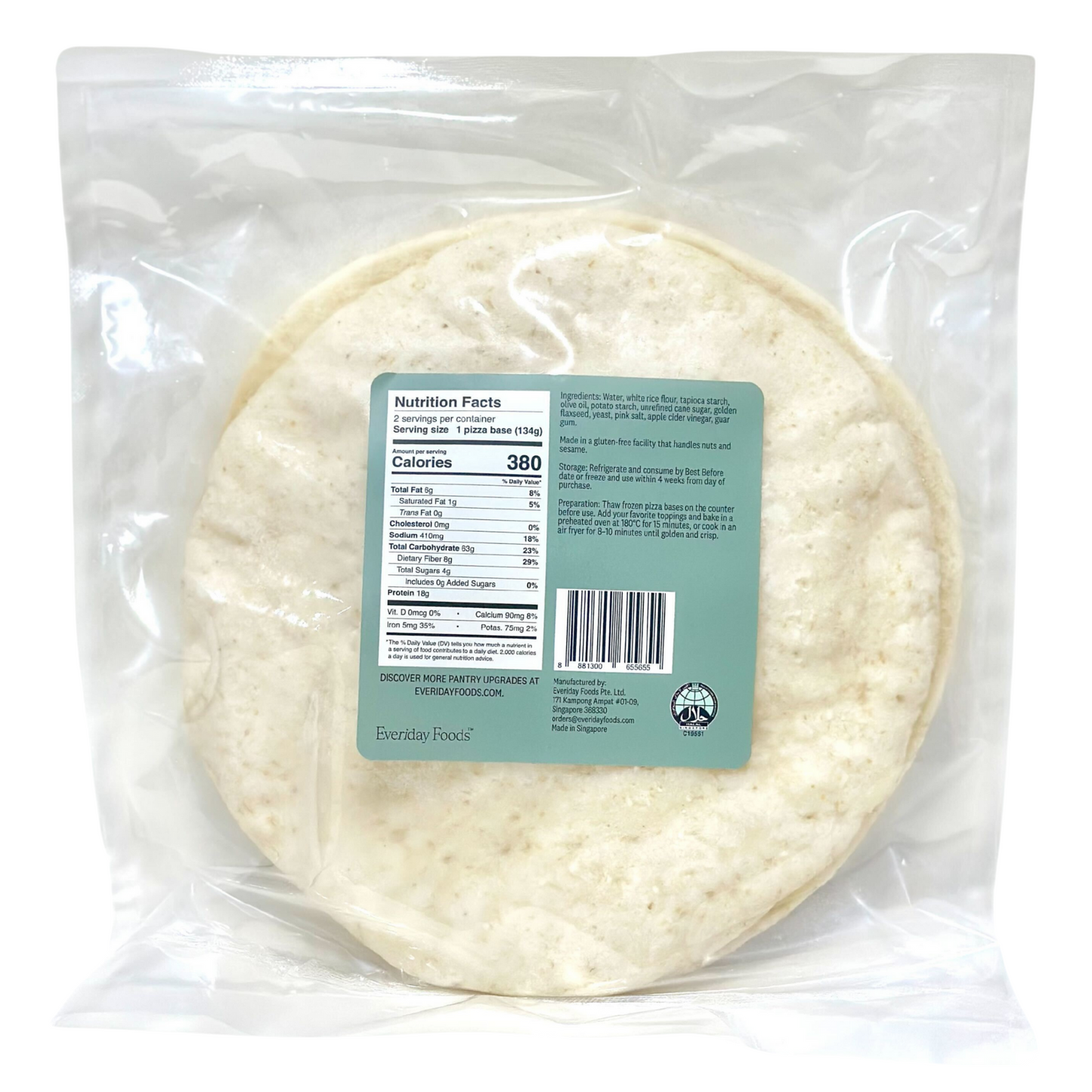 Gluten Free Pizza Base Large