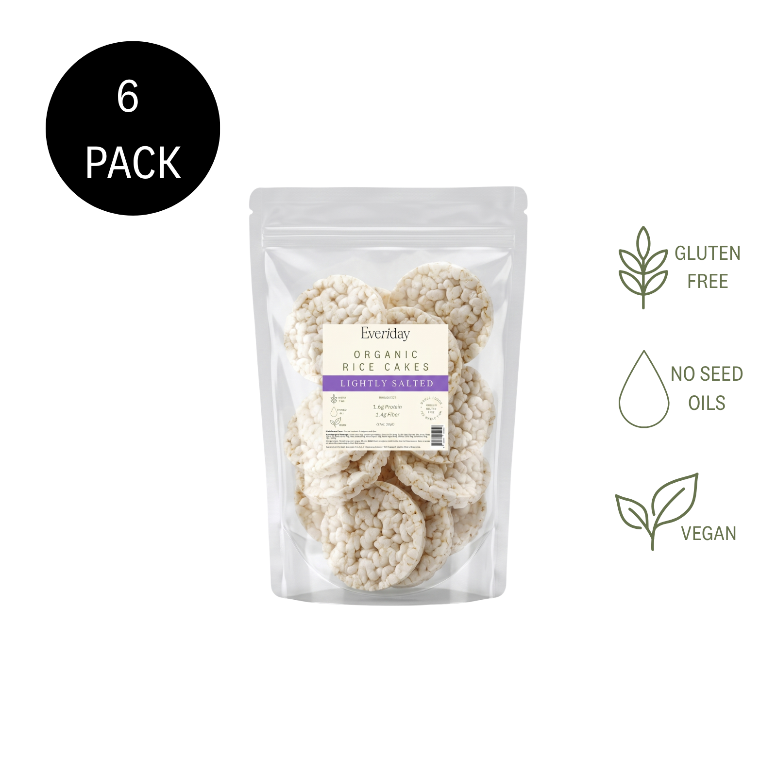 Mini Rice Cakes Snacks | 6