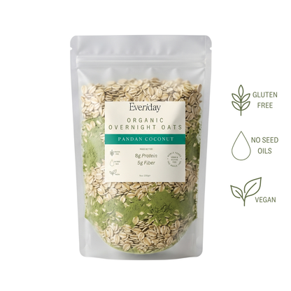 Organic Overnight Oats Pandan Coconut | 250g