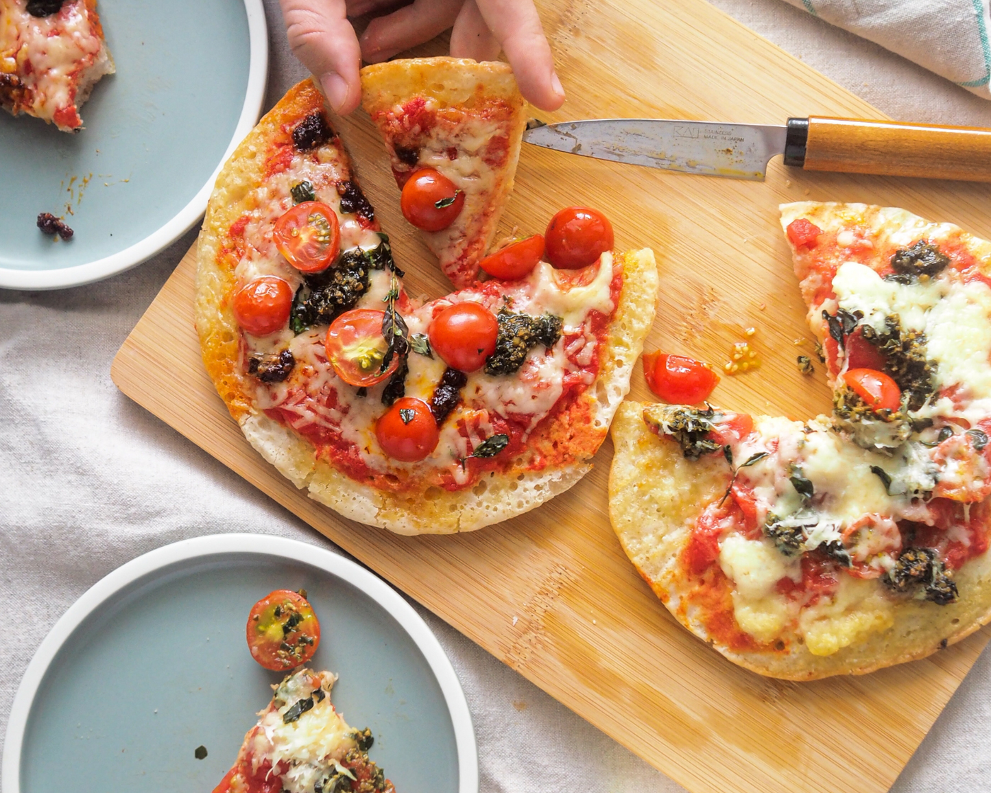 Tomato and Cheese Gluten Free Pizza