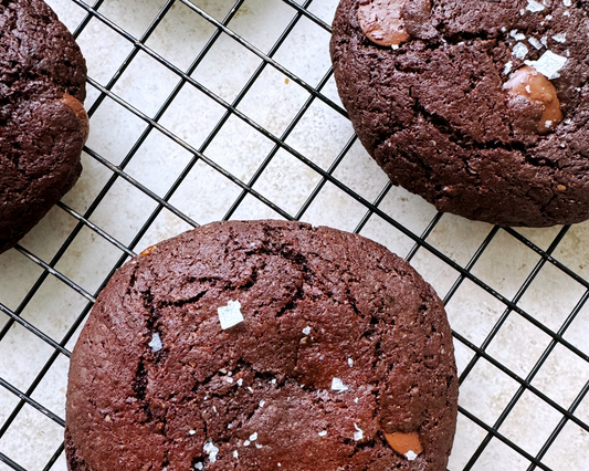 Decadent Dark Chocolate Hazelnut Cookies