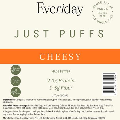 Just Puffs Cheesy Snacks | 6