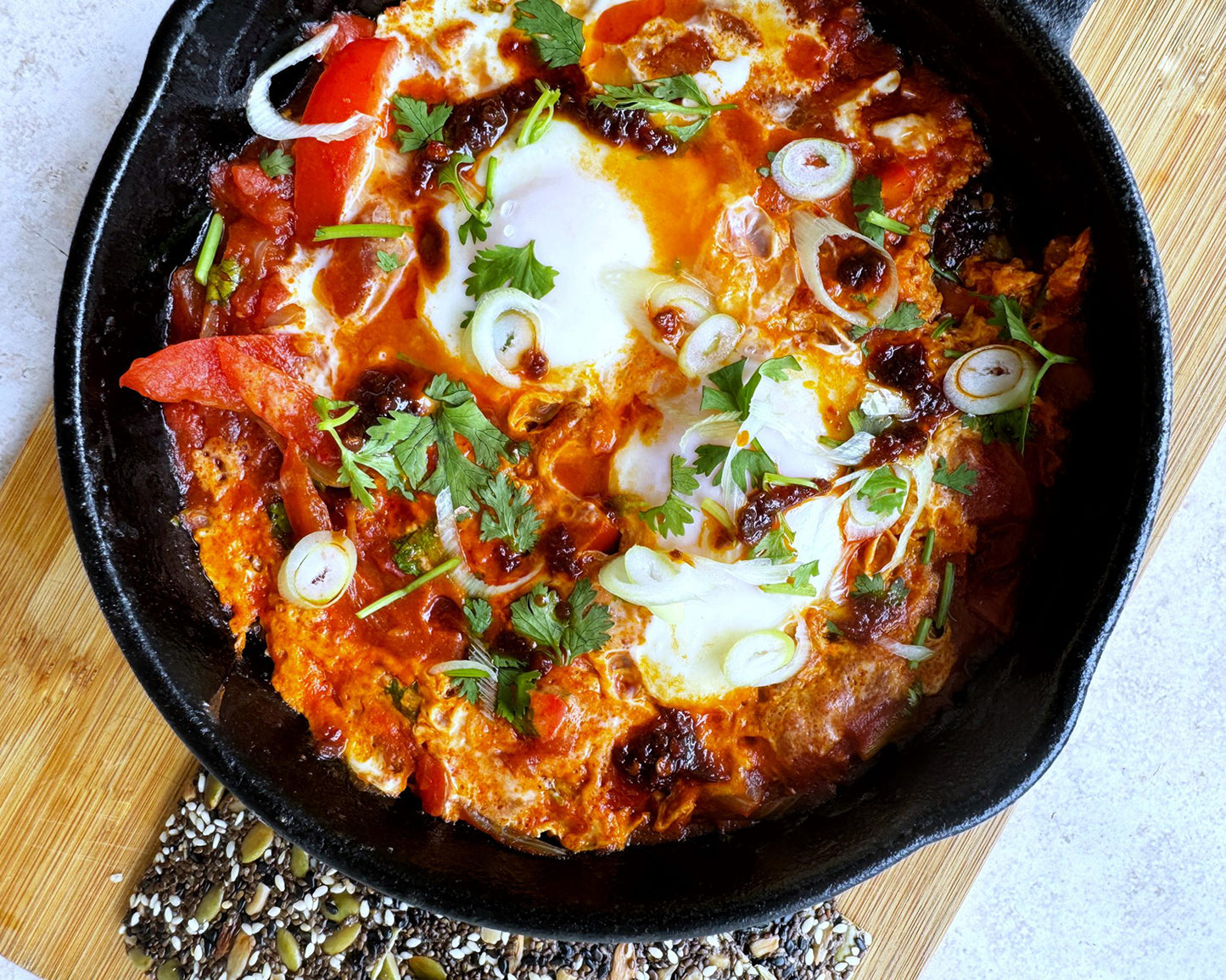 Spicy Asian Inspired Shakshouka